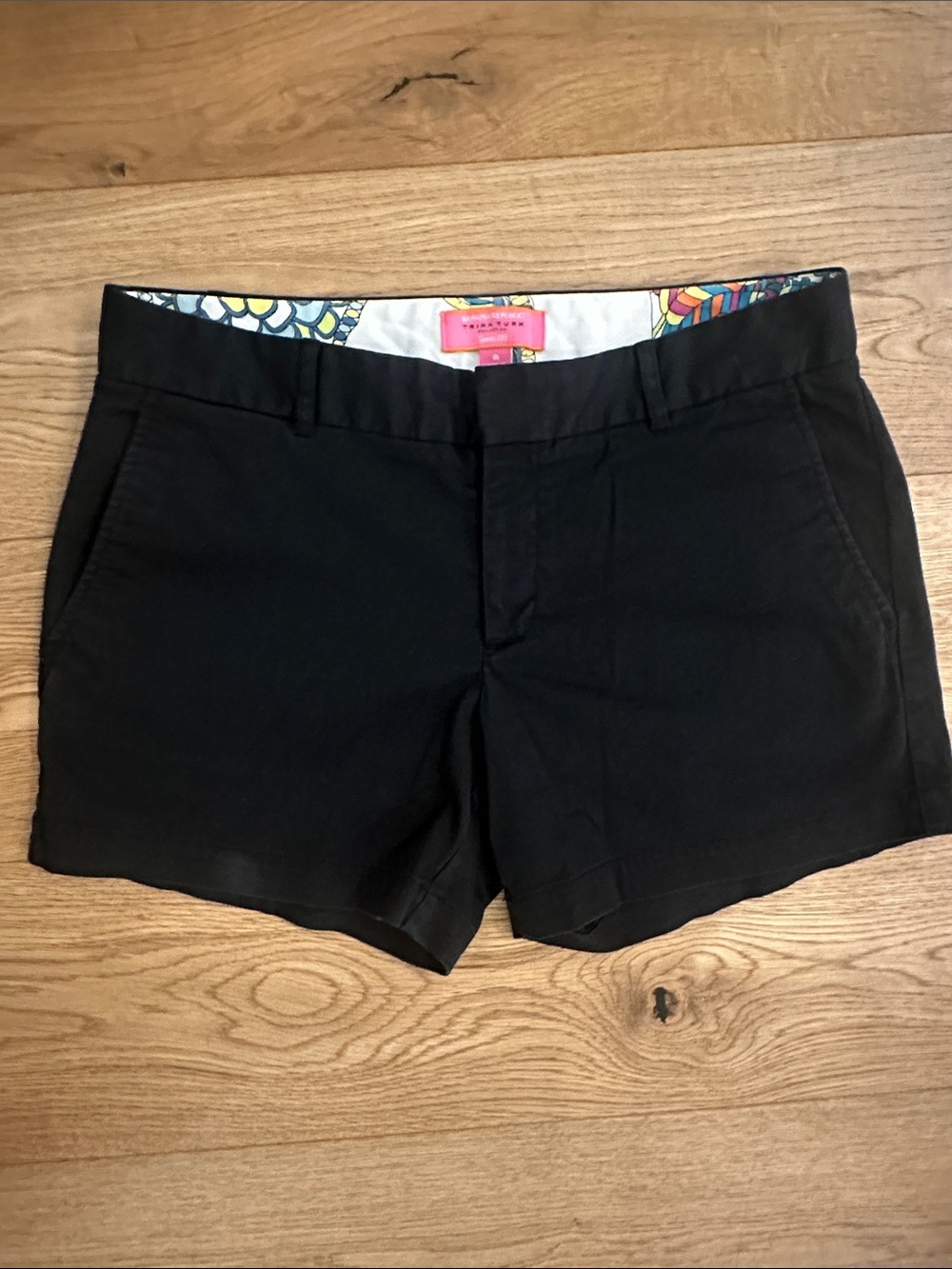 Trina Turk Black Women's Casual Tailored Shorts